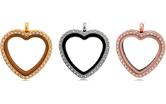 Fashion heart locket stainless steel personalized locket