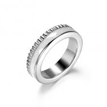 Ceramic ring 925 sterling silver black and white ceramic rings