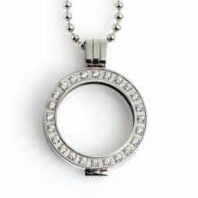 Stainless steel coin locket coin holder