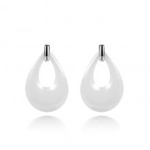 Ceramic earrings 925 sterling silver nano ceramic earrings