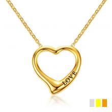 Stianless steel necklace women love heart necklace