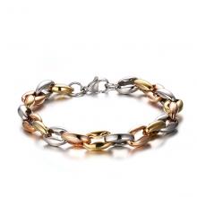 Stainless steel jewelry IP plating multi-color women bracelet