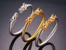 Stainless steel jewelry cool dragon bracelet