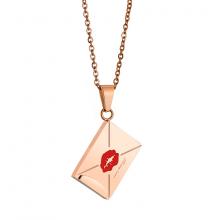 QR code  jewelry custom jewelry show your special idea surprise gift women envelope necklace